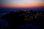Santorini at night